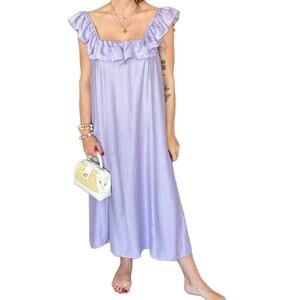 NWT Taylor Tillman Grace Lavender Smocked back sundress Size XS